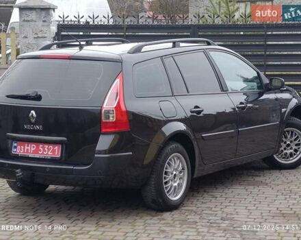 Черный Рено Меган, объемом двигателя 1.6 л и пробегом 219 тыс. км за 4650 $, фото 2 на Automoto.ua
