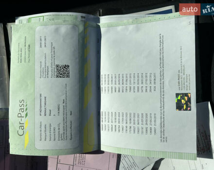 Чорний Рено Меган, об'ємом двигуна 1.5 л та пробігом 197 тис. км за 7650 $, фото 19 на Automoto.ua