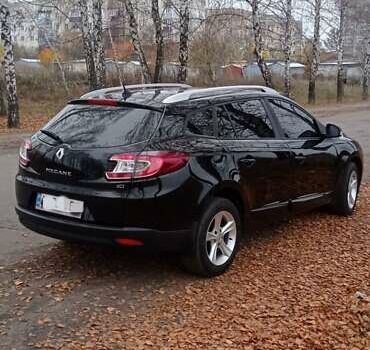 Черный Рено Меган, объемом двигателя 1.5 л и пробегом 244 тыс. км за 8100 $, фото 2 на Automoto.ua