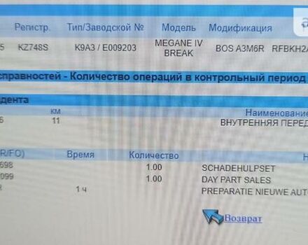 Чорний Рено Меган, об'ємом двигуна 1.5 л та пробігом 199 тис. км за 12700 $, фото 16 на Automoto.ua