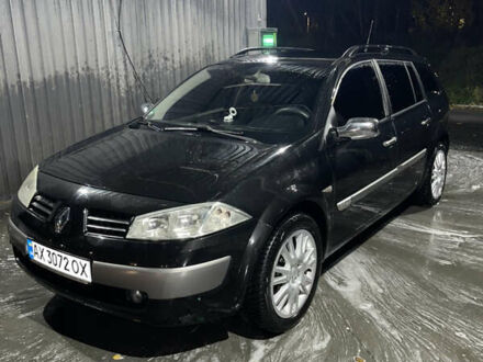 Черный Рено Меган, объемом двигателя 2 л и пробегом 225 тыс. км за 5200 $, фото 1 на Automoto.ua