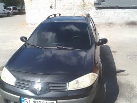 Черный Рено Меган, объемом двигателя 2 л и пробегом 250 тыс. км за 5500 $, фото 1 на Automoto.ua