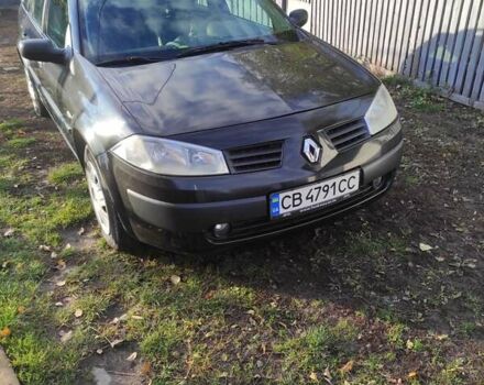 Рено Меган 2003 в Носовке на Automoto.ua Черный Рено Меган, объемом двигателя 1.6 л и пробегом 218 тыс. км за 4200 $, фото 1 на Automoto.ua