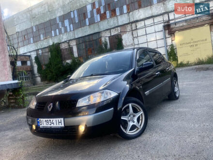 Рено Меган 2004 в Полтаве на Automoto.ua Черный Рено Меган, объемом двигателя 2 л и пробегом 326 тыс. км за 3200 $, фото 1 на Automoto.ua