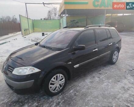 Черный Рено Меган, объемом двигателя 1.6 л и пробегом 200 тыс. км за 5000 $, фото 1 на Automoto.ua