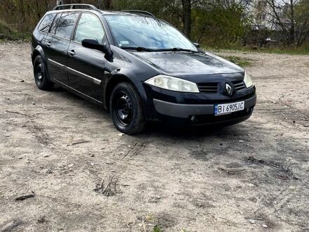 Рено Меган 2004 в Сумах на Automoto.ua Черный Рено Меган, объемом двигателя 1.9 л и пробегом 200 тыс. км за 3200 $, фото 1 на Automoto.ua