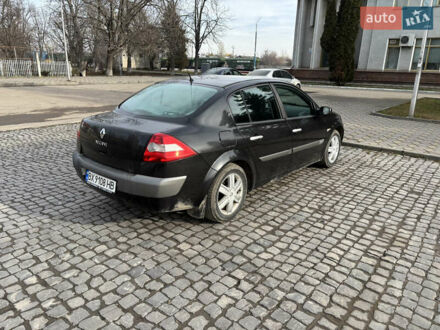 Черный Рено Меган, объемом двигателя 1.6 л и пробегом 247 тыс. км за 4400 $, фото 1 на Automoto.ua