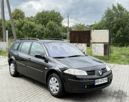 Черный Рено Меган, объемом двигателя 1.6 л и пробегом 216 тыс. км за 5300 $, фото 1 на Automoto.ua
