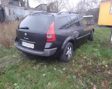 Черный Рено Меган, объемом двигателя 2 л и пробегом 584 тыс. км за 3800 $, фото 1 на Automoto.ua