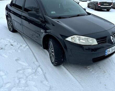 Черный Рено Меган, объемом двигателя 1.6 л и пробегом 195 тыс. км за 4250 $, фото 1 на Automoto.ua