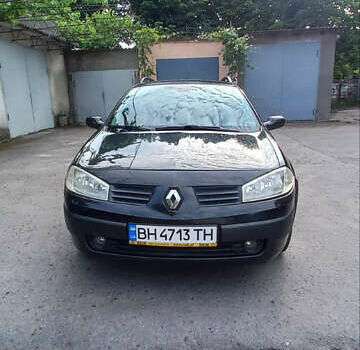 Черный Рено Меган, объемом двигателя 1.6 л и пробегом 215 тыс. км за 5000 $, фото 1 на Automoto.ua