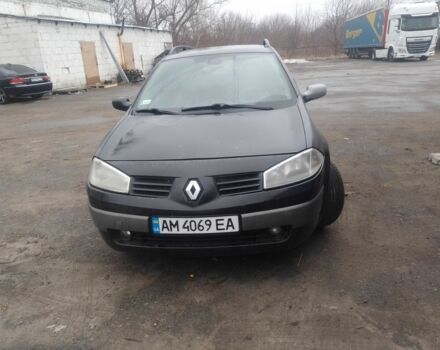 Черный Рено Меган, объемом двигателя 2 л и пробегом 330 тыс. км за 4200 $, фото 1 на Automoto.ua