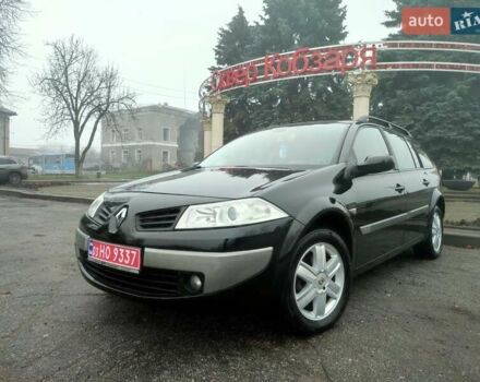 Черный Рено Меган, объемом двигателя 1.6 л и пробегом 163 тыс. км за 5600 $, фото 1 на Automoto.ua