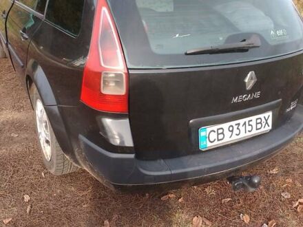 Черный Рено Меган, объемом двигателя 1.5 л и пробегом 336 тыс. км за 4600 $, фото 1 на Automoto.ua