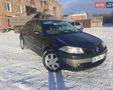 Черный Рено Меган, объемом двигателя 2 л и пробегом 181 тыс. км за 5800 $, фото 1 на Automoto.ua