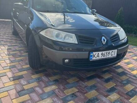 Рено Меган 2006 в Бородянке на Automoto.ua Черный Рено Меган, объемом двигателя 1.6 л и пробегом 348 тыс. км за 4700 $, фото 1 на Automoto.ua