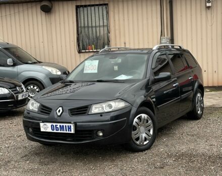 Черный Рено Меган, объемом двигателя 1.6 л и пробегом 220 тыс. км за 5600 $, фото 1 на Automoto.ua