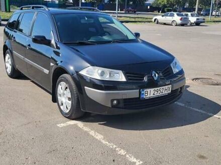 Рено Меган 2006 в Полтаве на Automoto.ua Черный Рено Меган, объемом двигателя 1.6 л и пробегом 267 тыс. км за 5300 $, фото 1 на Automoto.ua