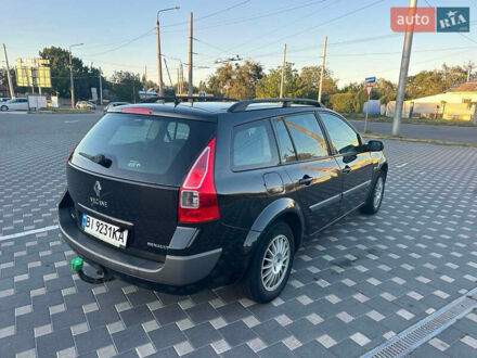 Рено Меган 2006 в Полтаве на Automoto.ua Черный Рено Меган, объемом двигателя 1.6 л и пробегом 157 тыс. км за 5500 $, фото 1 на Automoto.ua