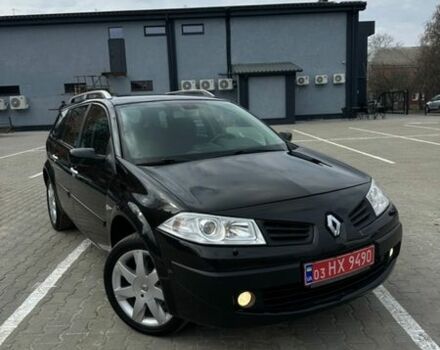 Черный Рено Меган, объемом двигателя 1.6 л и пробегом 240 тыс. км за 6200 $, фото 1 на Automoto.ua