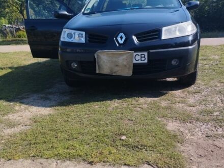 Черный Рено Меган, объемом двигателя 1.6 л и пробегом 240 тыс. км за 4800 $, фото 1 на Automoto.ua
