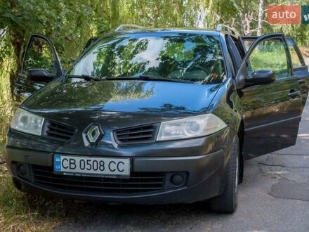 Рено Меган 2007 в Чернигове на Automoto.ua Черный Рено Меган, объемом двигателя 1.6 л и пробегом 194 тыс. км за 5350 $, фото 1 на Automoto.ua