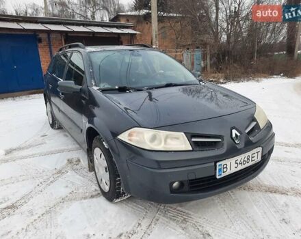 Черный Рено Меган, объемом двигателя 1.6 л и пробегом 200 тыс. км за 5800 $, фото 1 на Automoto.ua