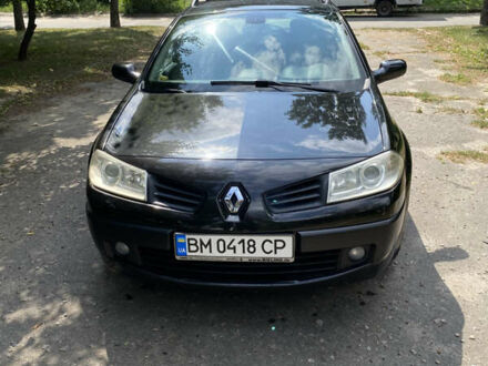 Рено Меган 2008 в Сумах на Automoto.ua Черный Рено Меган, объемом двигателя 1.6 л и пробегом 126 тыс. км за 5800 $, фото 1 на Automoto.ua