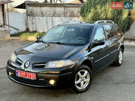 Черный Рено Меган, объемом двигателя 1.6 л и пробегом 200 тыс. км за 6200 $, фото 1 на Automoto.ua