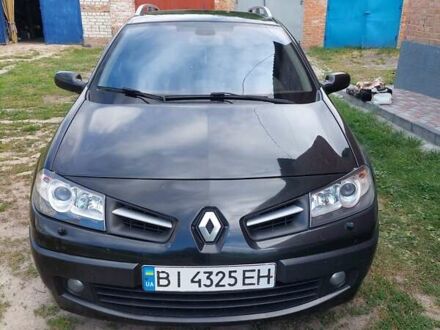 Рено Меган 2009 в Хороле на Automoto.ua Черный Рено Меган, объемом двигателя 1.46 л и пробегом 241 тыс. км за 6100 $, фото 1 на Automoto.ua