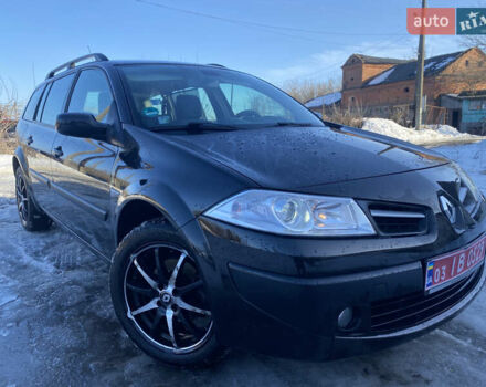 Черный Рено Меган, объемом двигателя 1.6 л и пробегом 201 тыс. км за 6100 $, фото 1 на Automoto.ua