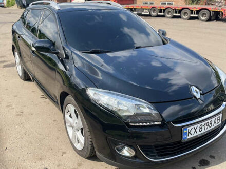 Черный Рено Меган, объемом двигателя 1.46 л и пробегом 223 тыс. км за 9700 $, фото 1 на Automoto.ua