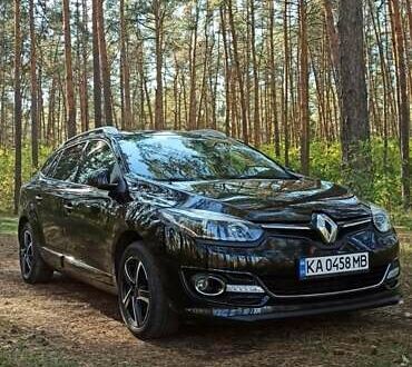 Черный Рено Меган, объемом двигателя 1.2 л и пробегом 242 тыс. км за 9000 $, фото 1 на Automoto.ua