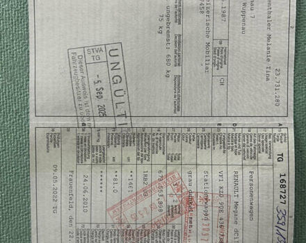 Коричневый Рено Меган, объемом двигателя 1.5 л и пробегом 222 тыс. км за 6999 $, фото 20 на Automoto.ua