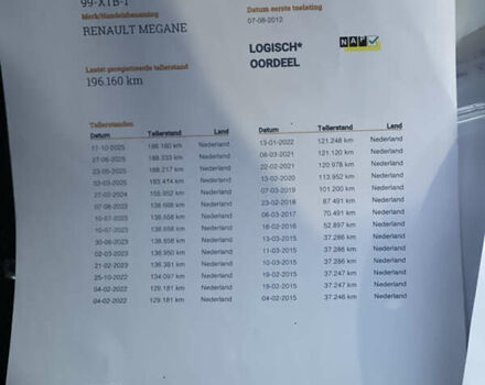 Коричневий Рено Меган, об'ємом двигуна 1.5 л та пробігом 197 тис. км за 8950 $, фото 53 на Automoto.ua