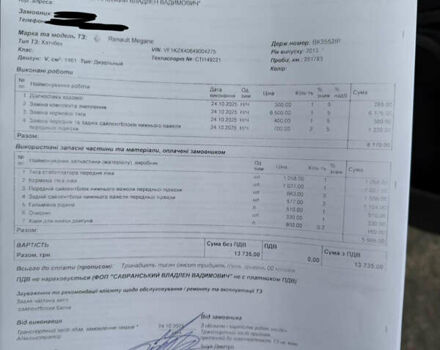 Коричневый Рено Меган, объемом двигателя 1.5 л и пробегом 252 тыс. км за 9300 $, фото 20 на Automoto.ua