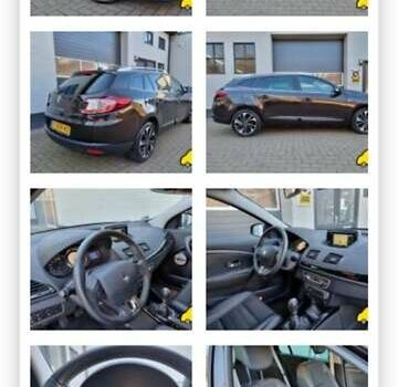 Коричневый Рено Меган, объемом двигателя 1.2 л и пробегом 265 тыс. км за 7200 $, фото 11 на Automoto.ua