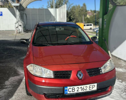 Рено Меган 2004 в Броварах на Automoto.ua Красный Рено Меган, объемом двигателя 1.39 л и пробегом 288 тыс. км за 3700 $, фото 1 на Automoto.ua