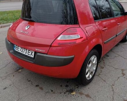 Красный Рено Меган, объемом двигателя 1.6 л и пробегом 230 тыс. км за 4200 $, фото 9 на Automoto.ua