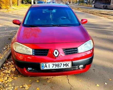 Красный Рено Меган, объемом двигателя 1.6 л и пробегом 300 тыс. км за 3500 $, фото 1 на Automoto.ua