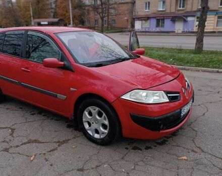 Красный Рено Меган, объемом двигателя 1.6 л и пробегом 230 тыс. км за 4200 $, фото 6 на Automoto.ua