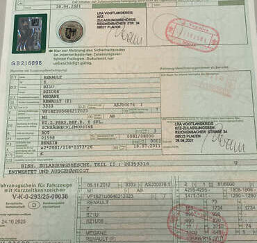 Червоний Рено Меган, об'ємом двигуна 1.6 л та пробігом 176 тис. км за 6799 $, фото 69 на Automoto.ua