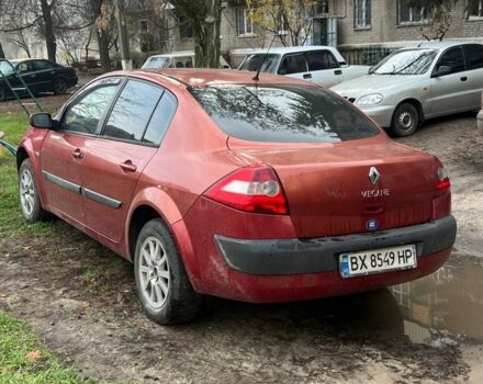Красный Рено Меган, объемом двигателя 1.9 л и пробегом 237 тыс. км за 3000 $, фото 2 на Automoto.ua