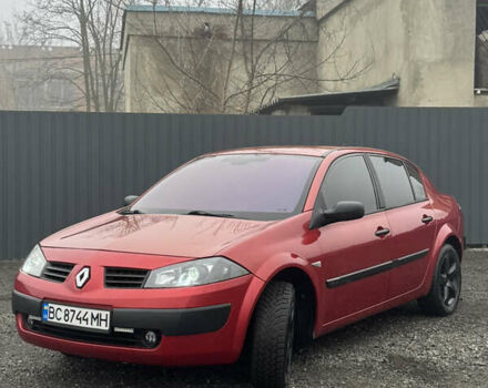 Красный Рено Меган, объемом двигателя 1.6 л и пробегом 315 тыс. км за 4250 $, фото 2 на Automoto.ua