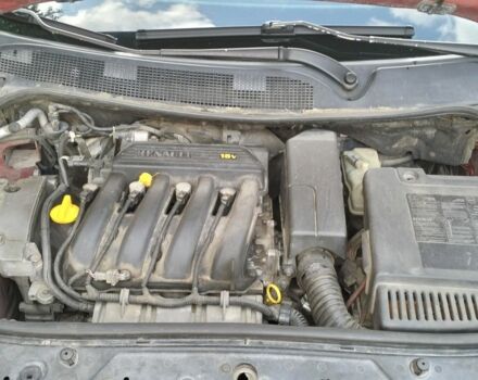 Рено Меган 2005 в Красилове на Automoto.ua Красный Рено Меган, объемом двигателя 1.4 л и пробегом 166 тыс. км за 3300 $, фото 11 на Automoto.ua