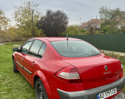 Красный Рено Меган, объемом двигателя 1.39 л и пробегом 286 тыс. км за 3800 $, фото 3 на Automoto.ua