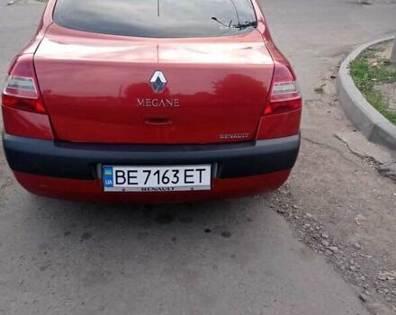 Красный Рено Меган, объемом двигателя 1.6 л и пробегом 240 тыс. км за 5200 $, фото 5 на Automoto.ua