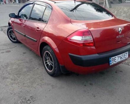 Красный Рено Меган, объемом двигателя 1.6 л и пробегом 240 тыс. км за 5200 $, фото 4 на Automoto.ua