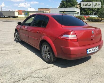 Красный Рено Меган, объемом двигателя 1.6 л и пробегом 233 тыс. км за 4800 $, фото 3 на Automoto.ua