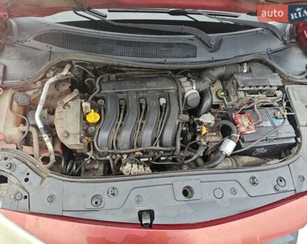 Красный Рено Меган, объемом двигателя 1.6 л и пробегом 282 тыс. км за 4600 $, фото 6 на Automoto.ua